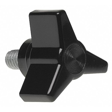 Three Prong Clamp Knob, 5/16-18 Thread Size, 1.00