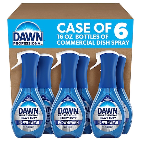Dishwashing Detergent, 16 oz, Bottle, 6 pk MPN:12301