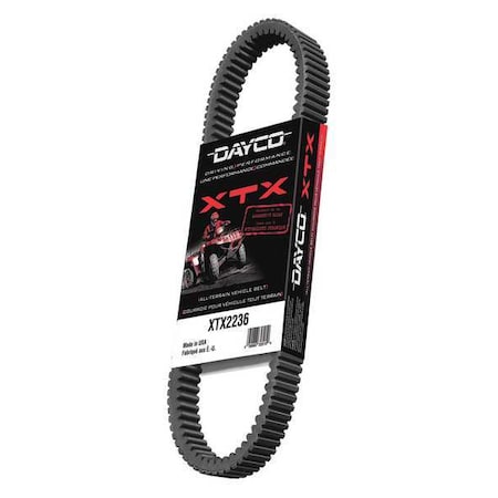 Snow/ATV V-Belt, Industry Number XTX2217 MPN:XTX2217