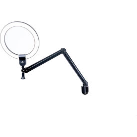 Daylight Aura on Arm™ LED Ring Lamp 23W Black U35480