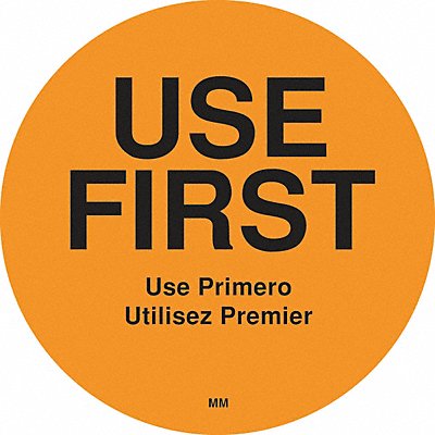 Use First Label Orange PK500 MPN:112596