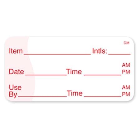 Shelf Life Label, 5-5/9 In. W, PK500 MPN:110105
