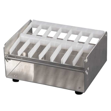 Label Dispenser, Metal, Silver, 9-1/2 In. L MPN:110806
