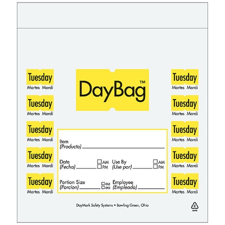 Portion Bag, 7 in L, 19 fl oz, PK2000 MPN:112379