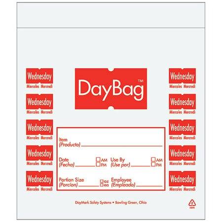 Day Portion Bag, Wednesday, PK2000 MPN:112380