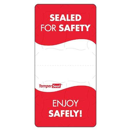 Food Safety Label, Red/White, 4 in H MPN:IT119541