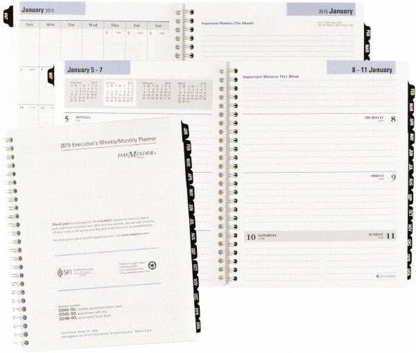 Weekly/Monthly Refill: 52 Sheets, White Paper MPN:AAGG54550