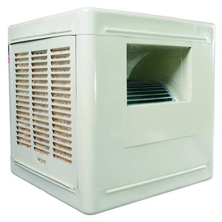 Ducted Evaporative Cooler, 3, 800 cfm, 1, 400 sq ft, 10.4 gal, 1/3 hp, Belt MPN:4RNP5
