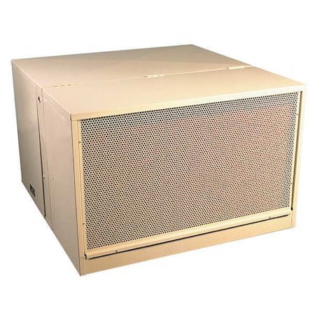 Ducted Evaporative Cooler, 4, 800 cfm, 1, 400 sq ft, 8.8 gal, 3/4 hp, Belt, Side Discharge MPN:4RNP9