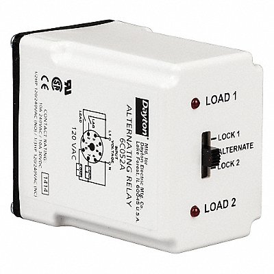 Alternating Relay 120VAC DPDTCross-Wired MPN:6C052