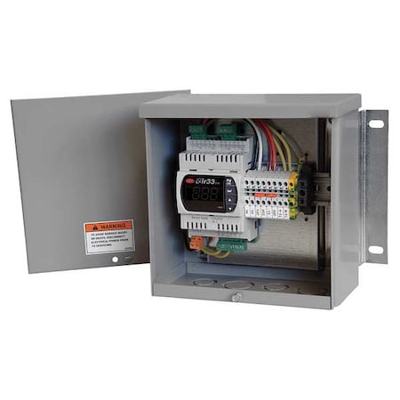 Digital Temp Interlock, 8In, Steel, 02 V MPN:48C176