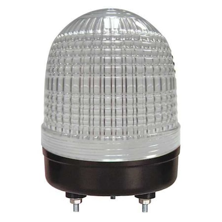 Warning Light, Clear, LED, Stud MPN:26ZT59