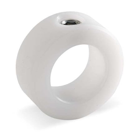 Shaft Collar, Set Screw, 1/2 In, Plastic MPN:1F504