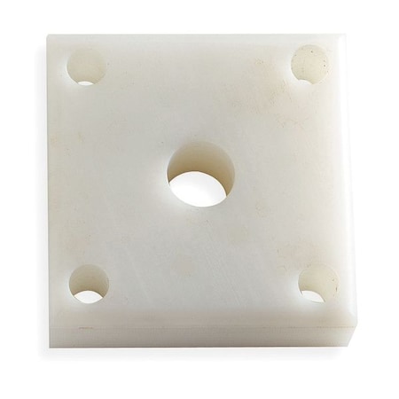1F554 UHMW-PE Flange Mount Bearing, Solid Rigid (4 Bolt) MPN:1F554