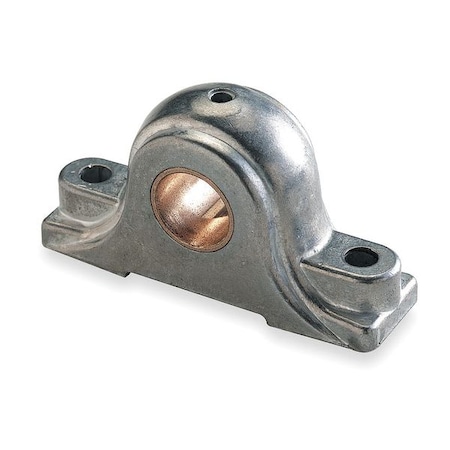 Pillow Block Bearing, Zinc Die Cast Housing Material, Sleeve, 1/2 in Dia, Bronze Insert Material MPN:1F630