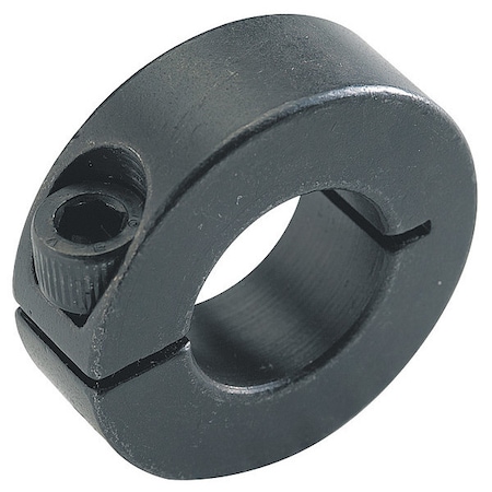 Shaft Collar, Clamp, 1Pc, 1/4 In, Steel MPN:1L656