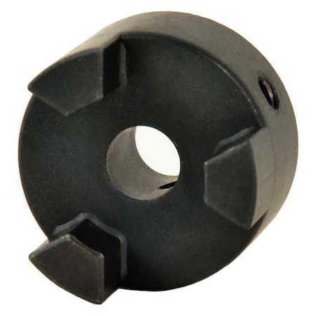 Jaw Coupling Hub, L090, Sintered Iron, 1/2
