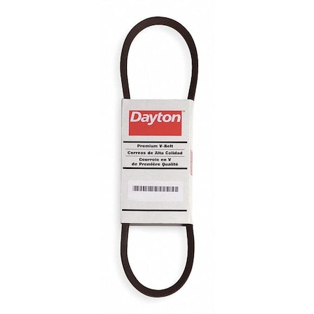 5VX810 Cogged, Wedge V-Belt, 81 in Outside Length, 5/8 in Top Width, 17/32