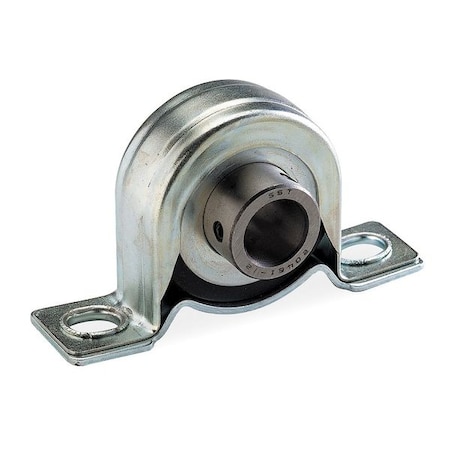 Pillow Block Bearing, Steel Housing Material, Set Screw, Ball, 1 in Dia, Alloy Steel Insert Material MPN:2X406