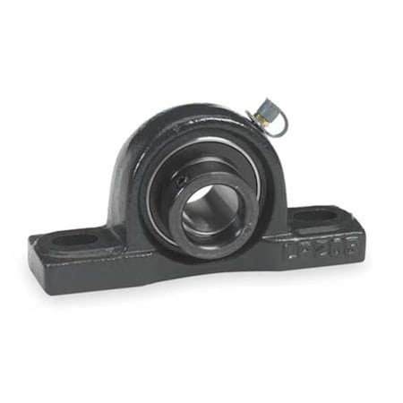 Pillow Block Bearing, Cast Iron Housing Material, Eccentric Locking Collar, Ball, 1-15/16 in Dia, Alloy Steel Insert Material MPN:3FCU3