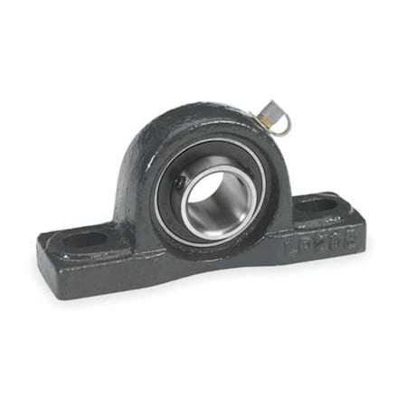 Pillow Block Bearing, Cast Iron Housing Material, Set Screw, Ball, 1 in Dia, Alloy Steel Insert Material MPN:3FDA5