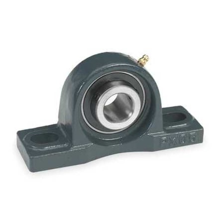 Pillow Block Bearing, Cast Iron Housing Material, Set Screw, Ball, 2-15/16 in Dia, Alloy Steel Insert Material MPN:3FDD4