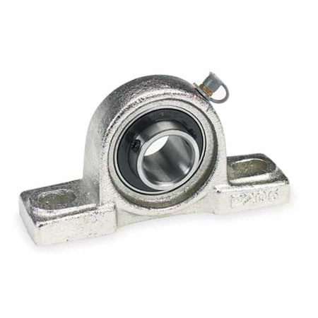 Pillow Block Bearing, Cast Iron Housing Material, Set Screw, Ball, 1-3/16 in Dia, Alloy Steel Insert Material MPN:3FDD8