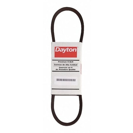 BX84 Cogged, Classical V-Belt, 87 in Outside Length, 21/32 in Top Width, 13/32