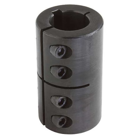 Rigid Shaft Coupling, Clamp, 2-1/4
