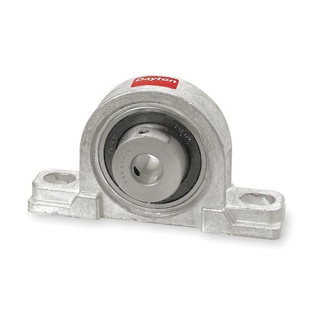 Pillow Block Bearing, Zinc Die Cast Housing Material, Set Screw, Ball, 1/2 in Dia, Alloy Steel Insert Material MPN:4X723