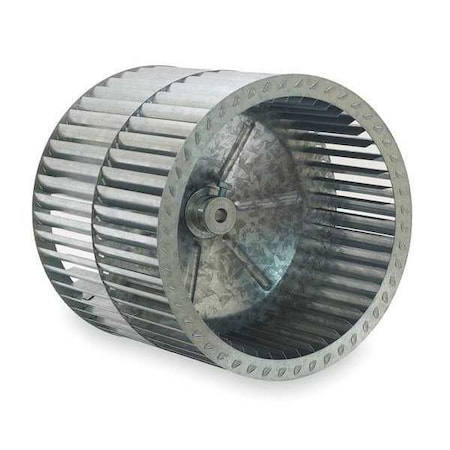 Blower Wheel, Dia 12 3/16 In, Bore 1/2 In, Wheel Width (In.): 10 5/8 in MPN:2UTX1