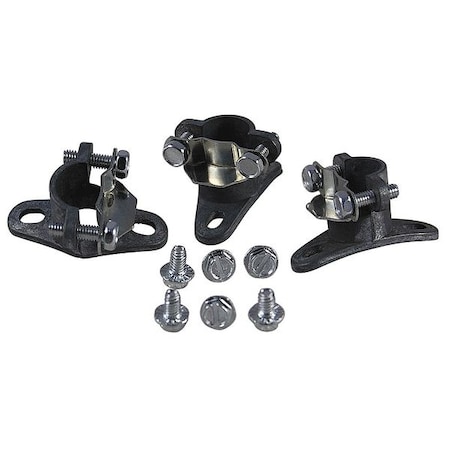 Conduit Fitting Grounding Connector, 3/8 in, Aluminum MPN:4VZJ7