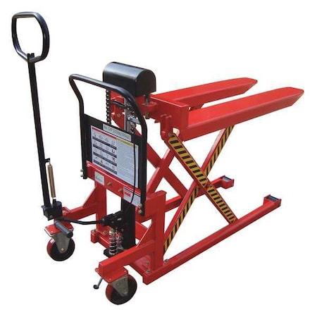 Hi-LiftPalletJack, 50in, 63.5in, 28in, Rd MPN:11K276