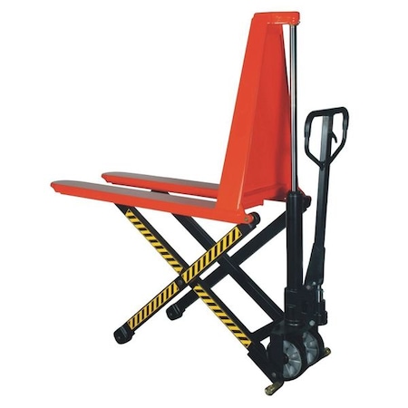 Hi-LiftPalletJack, 65in, 67in, 28in, Rd, Stl MPN:11K278