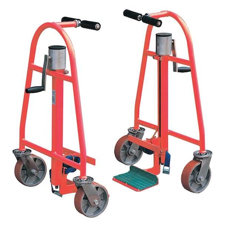 Machinery Mover, 1, 300 lb. Cap, PK2 MPN:13V407