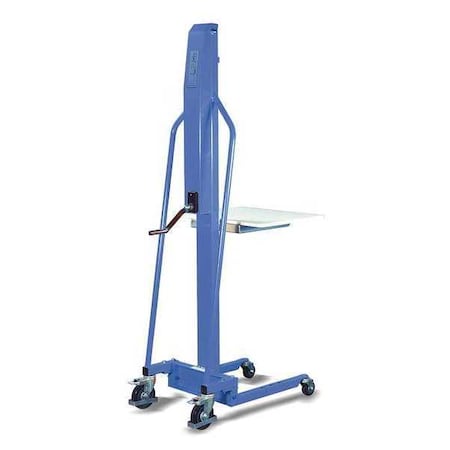 Manual Platform Lift Trucks, Manual, 220 lb Load Capacity, Hand Winch Lift Control MPN:2MPU2
