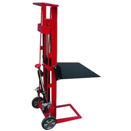 Manual Platform Lift Truck/Stackers, Manual, 750 lb Load Capacity, Foot Pump Lift Control MPN:2MPU5