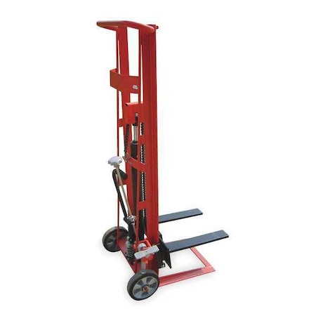 Fixed Base Hydraulic Stacker, Load Cap. 750 lb. MPN:2MPU9