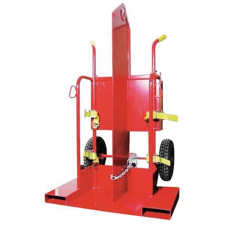 Cylinder Hand Truck, 500lb, 66x40
