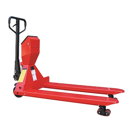 Pallet Jack, Scale, 4400 lb Cap, Steel MPN:54YG30