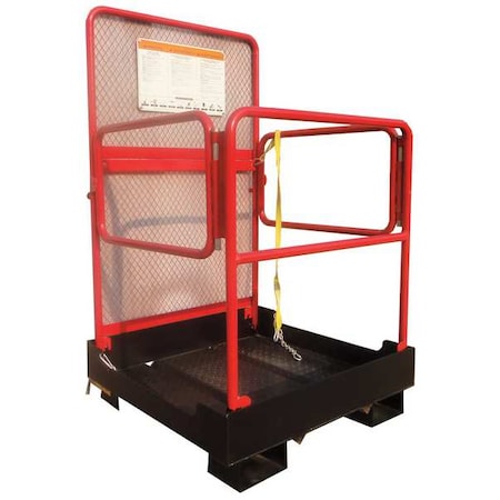 Forklift Work Platform, 1, 000 lb, 66