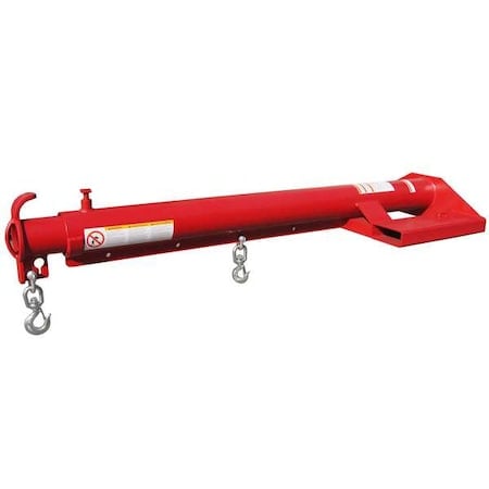 Fork Truck Boom, 4, 000 lb, Red MPN:60JC99