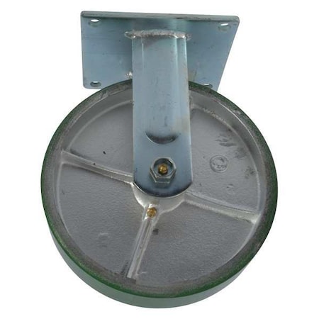 Rigid Caster, Gray, Steel, 1, 000 lb MPN:C1409