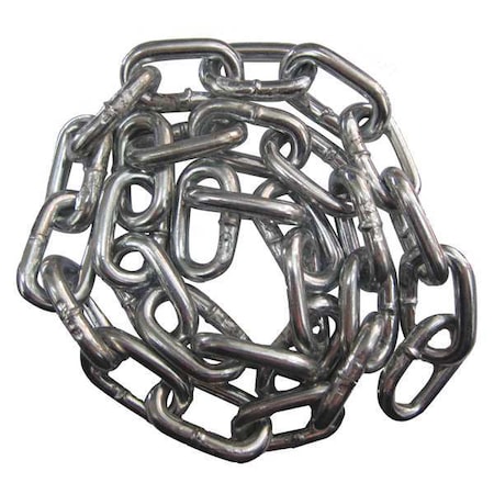 SafetyChain, 59in, 1-1/2in, Silver, Steel MPN:MH21VG5602G