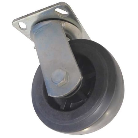 SwivelCaster, Blk, Polyolefin;Stl, 650lb MPN:S002