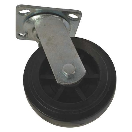 SwivelCaster, Blk, Polyolefin;Stl, 700lb MPN:S003