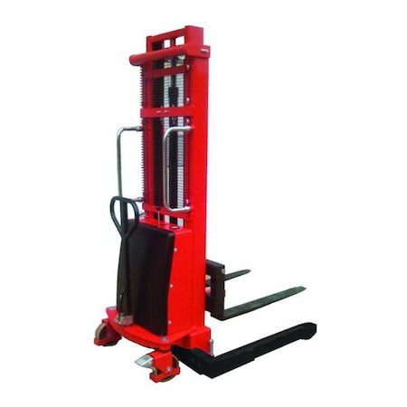 Adj Base Hydraulic Stacker, Load Cap. 2200 lb. MPN:SPN22-63