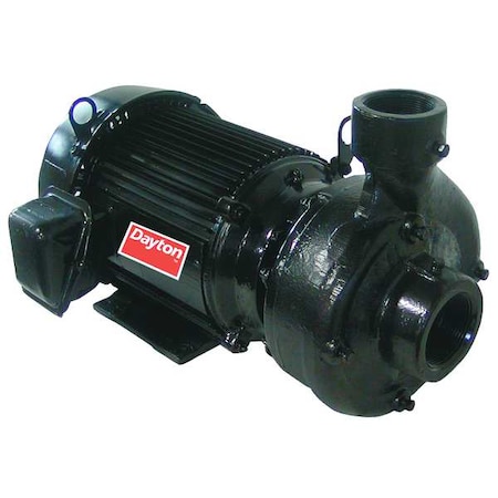 Cast Iron 7-1/2 HP Centrifugal Pump 208-230/460V MPN:12A075
