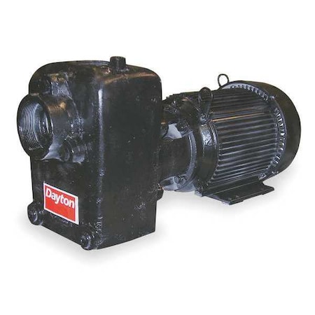 Centrifugal Pump, 3 hp, 208 to 230/460V AC, 3 Phase, 65 ft Max Head MPN:12N810