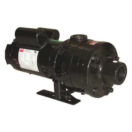 Pressure Booster Pump, 1 hp, 120/240V AC, 1 Phase, 1-1/2 in NPT Inlet Size, 2 Stage MPN:45MW18